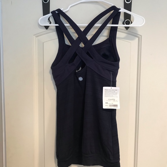 NWT Athleta Crunch and Punch Tank Navy XXS - Picture 6 of 6